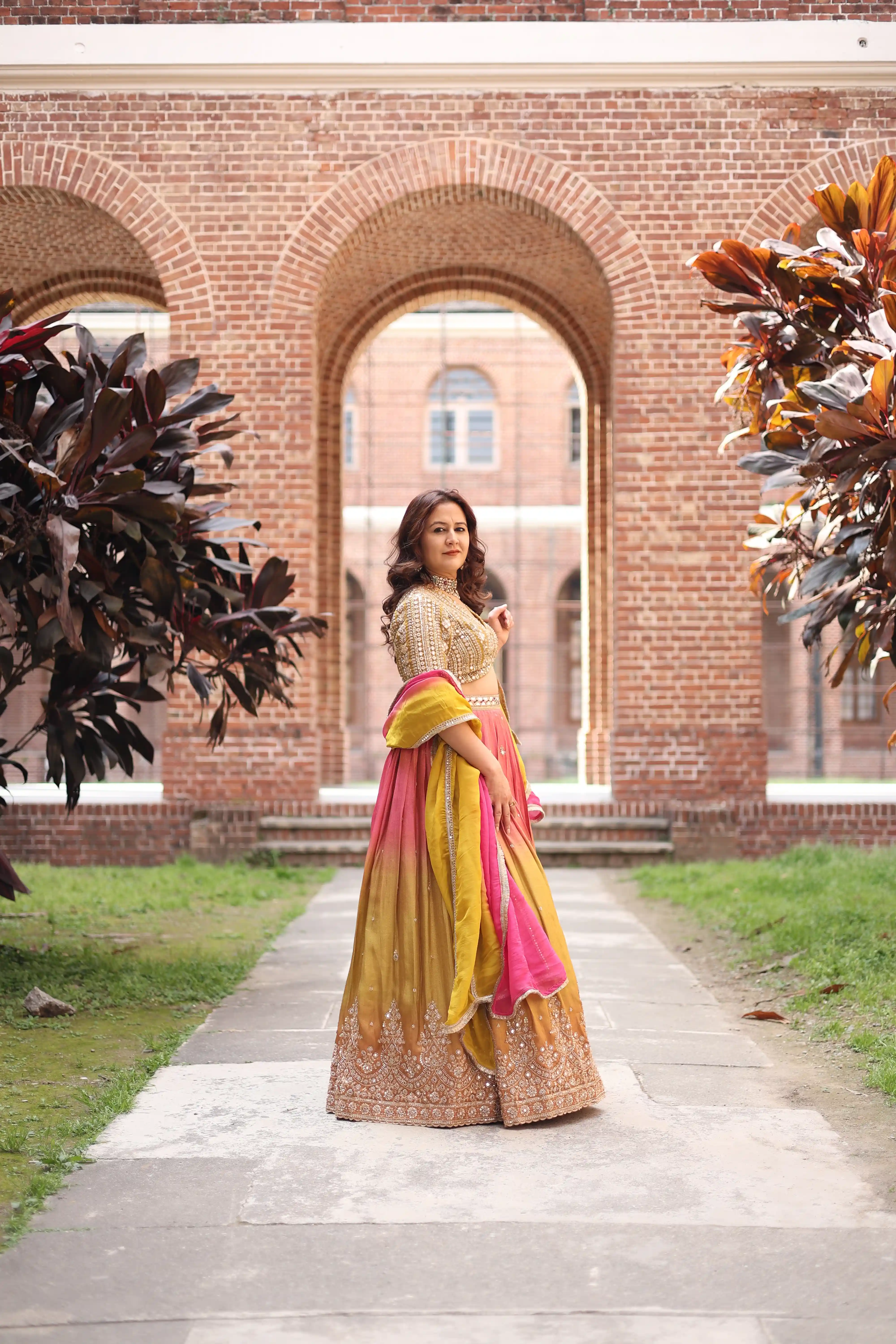 Rangrez Ombre Lehenga